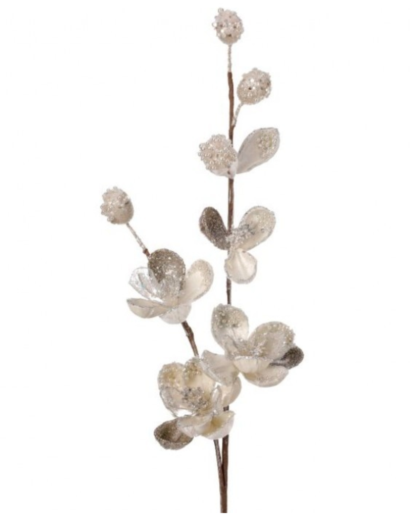 REGENCY INTERNATIONAL CRYSTAL IVORY MAGNOLIA STEM