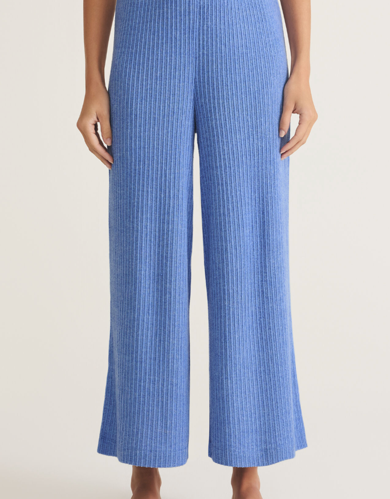Z SUPPLY COASTLINE RIB PANT-BAY BLUE