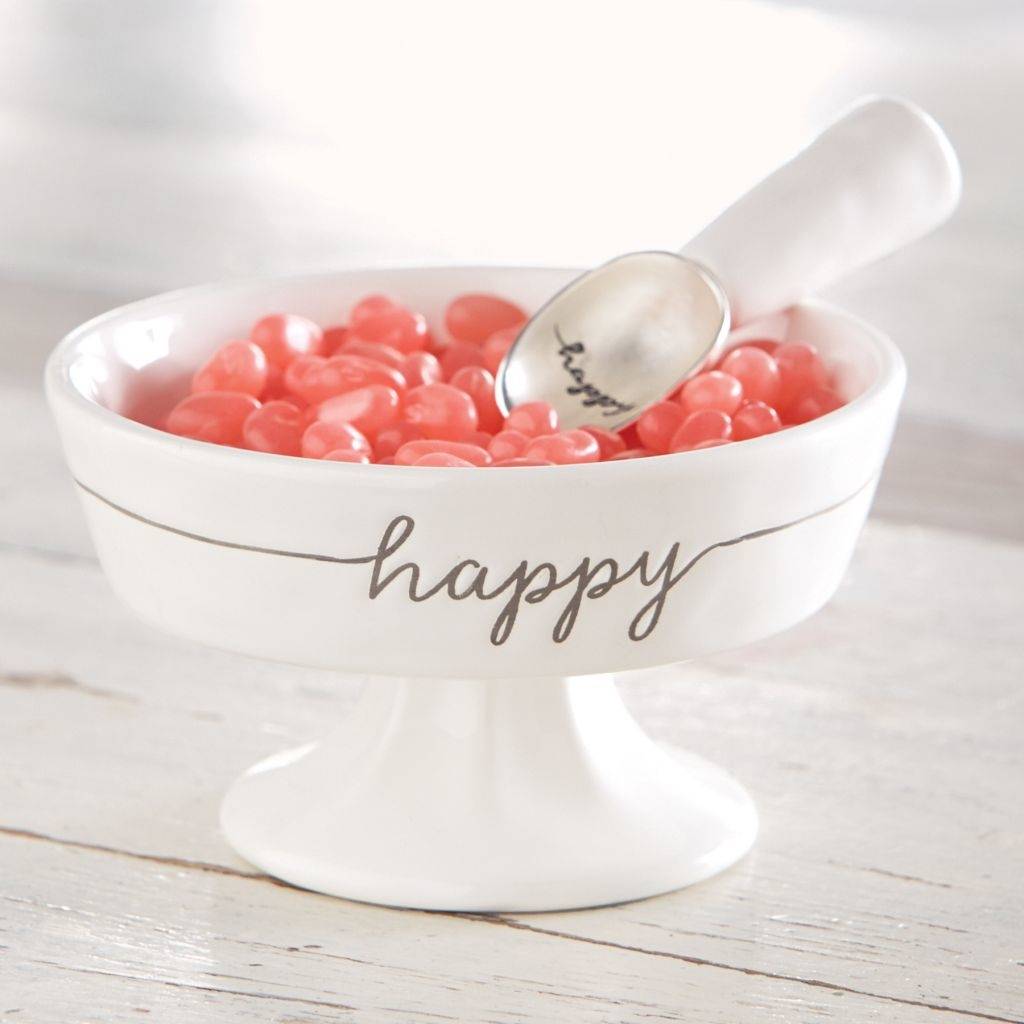 MUD PIE HAPPY CANDY DISH MUD PIE HAPPY CANDY DISH