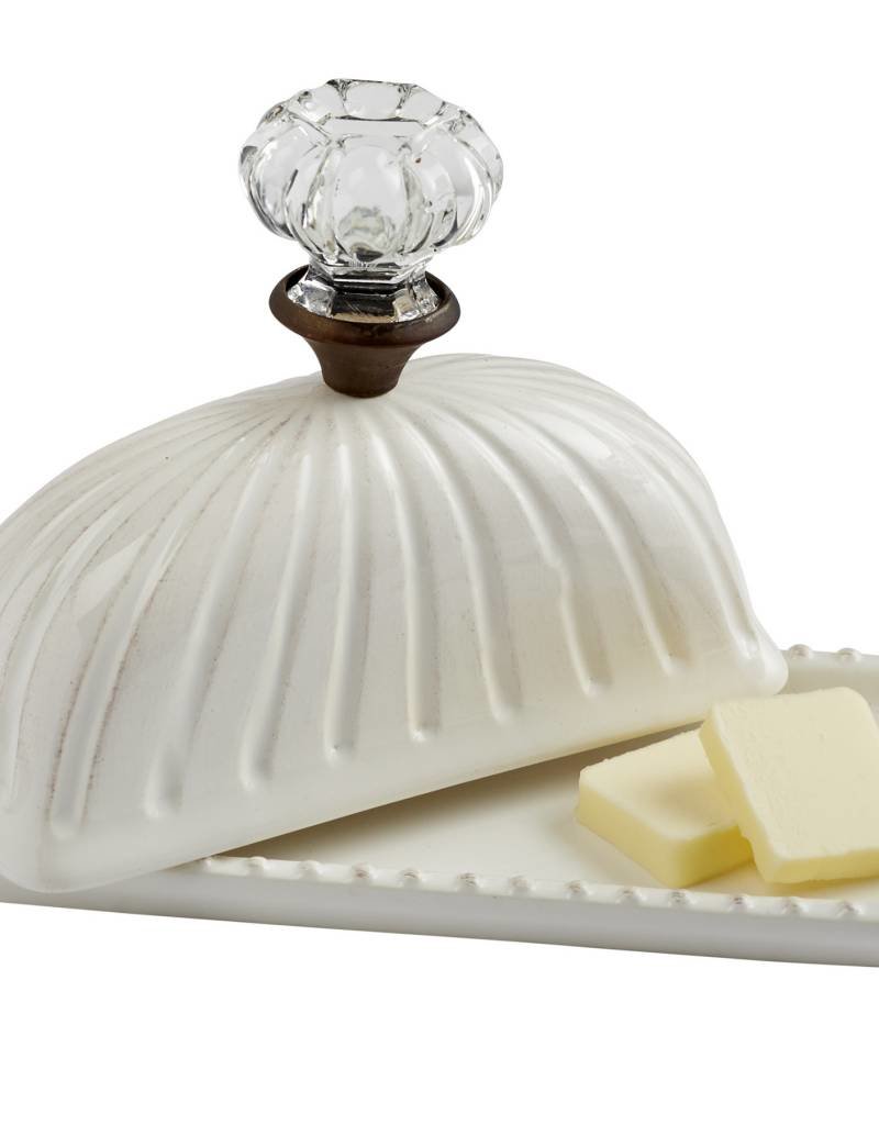 MUD PIE DOOR KNOB BUTTER DISH