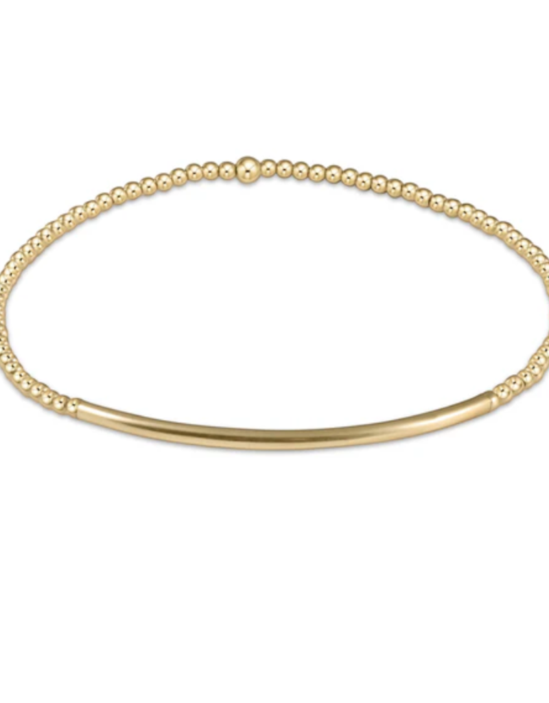 ENEWTON CLASSIC GOLD 2MM BEAD BRACELET-BLISS BAR GOLD
