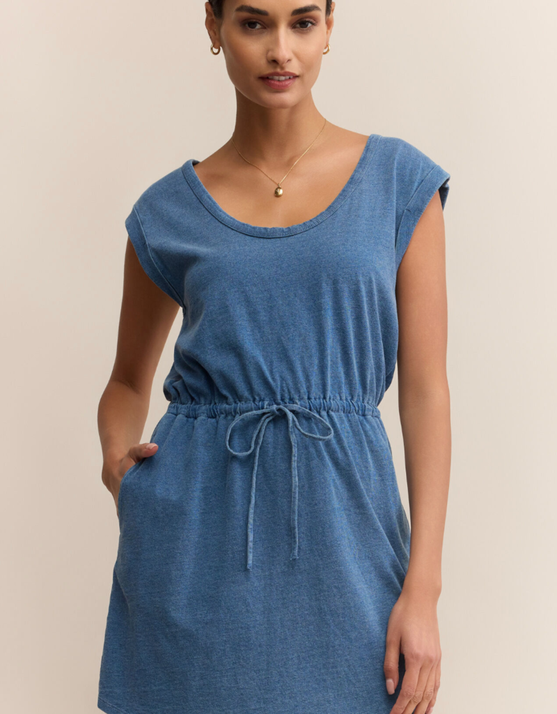 Z SUPPLY DAYSHIFT DENIM MINI DRESS