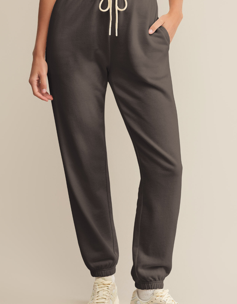 Z SUPPLY STADIUM COTTON JOGGER-WASHED BLACK