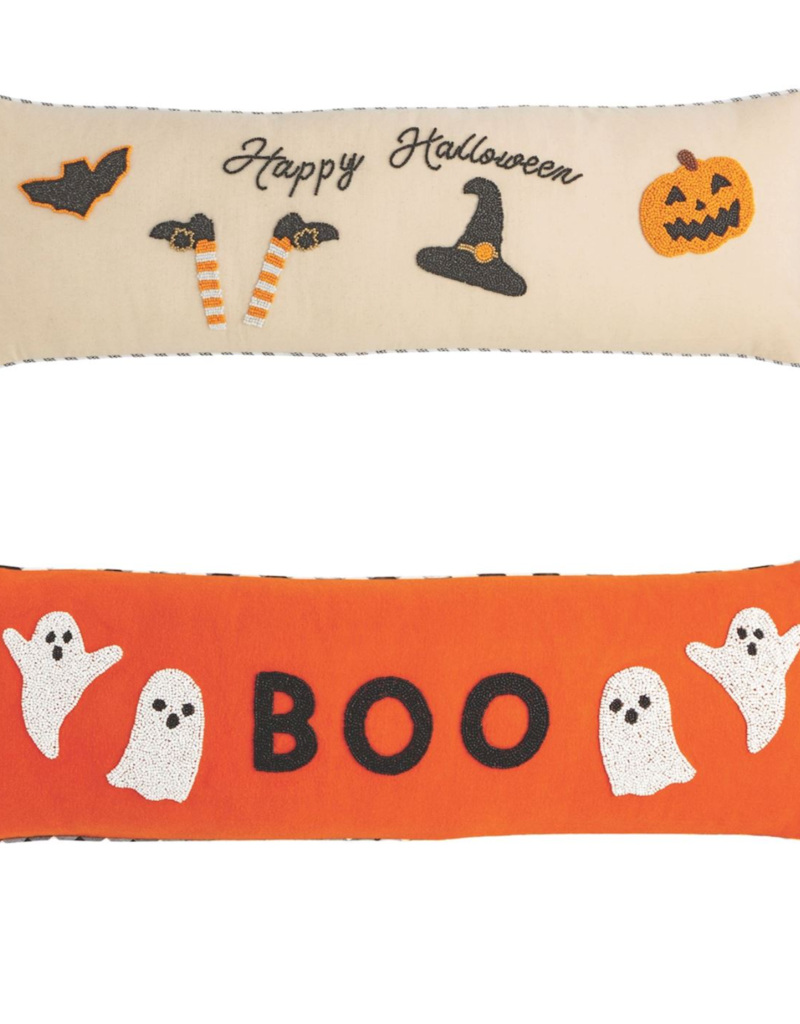 MUD PIE HALLOWEEN LONG BEADED PILLOWS