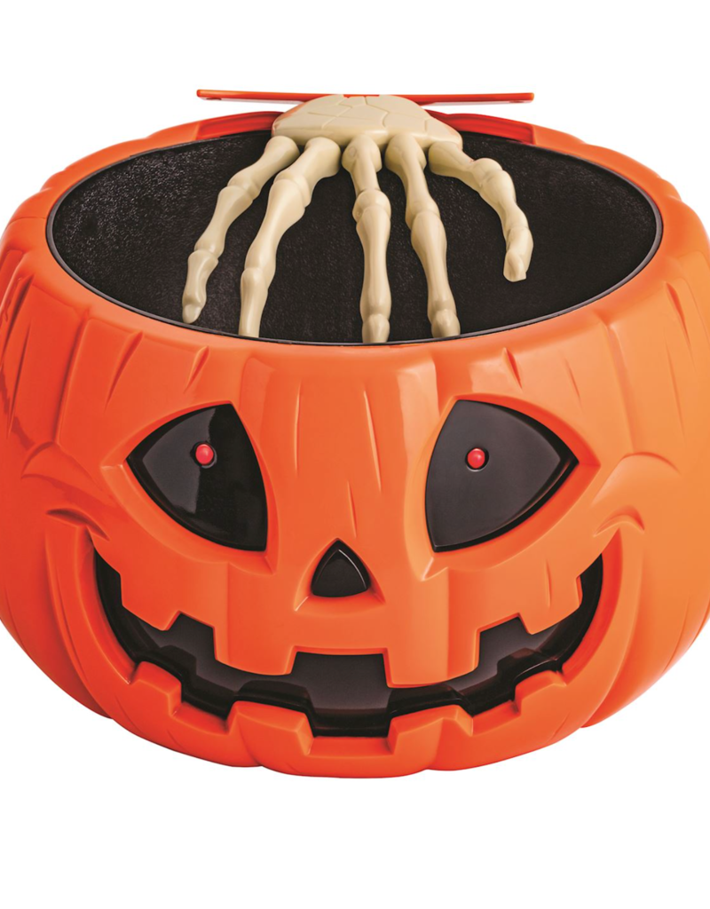 MUD PIE ANIMATED JACK-O-LANTERN LIGHT-UP CANDY BOWL