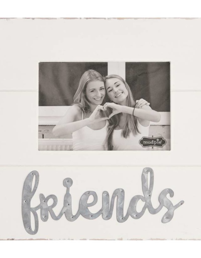 MUD PIE FRIENDS TIN FRAME
