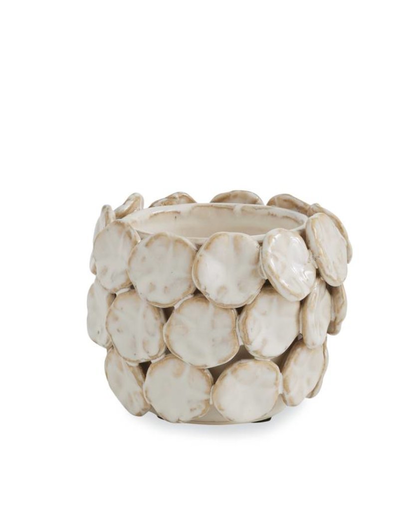 MUD PIE URCHIN ENCRUSTED VOTIVE HOLDER