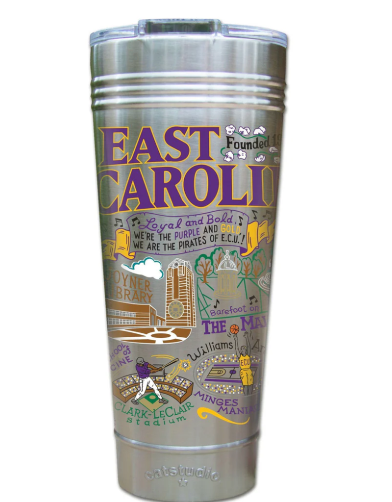 CATSTUDIO EAST CAROLINA UNIVERSITY TUMBLER