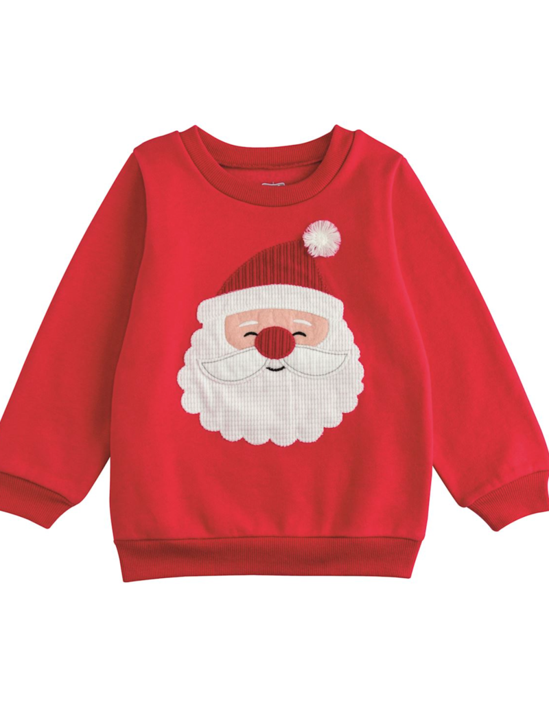 MUD PIE SANTA SWEATSHIRT 2T-3T