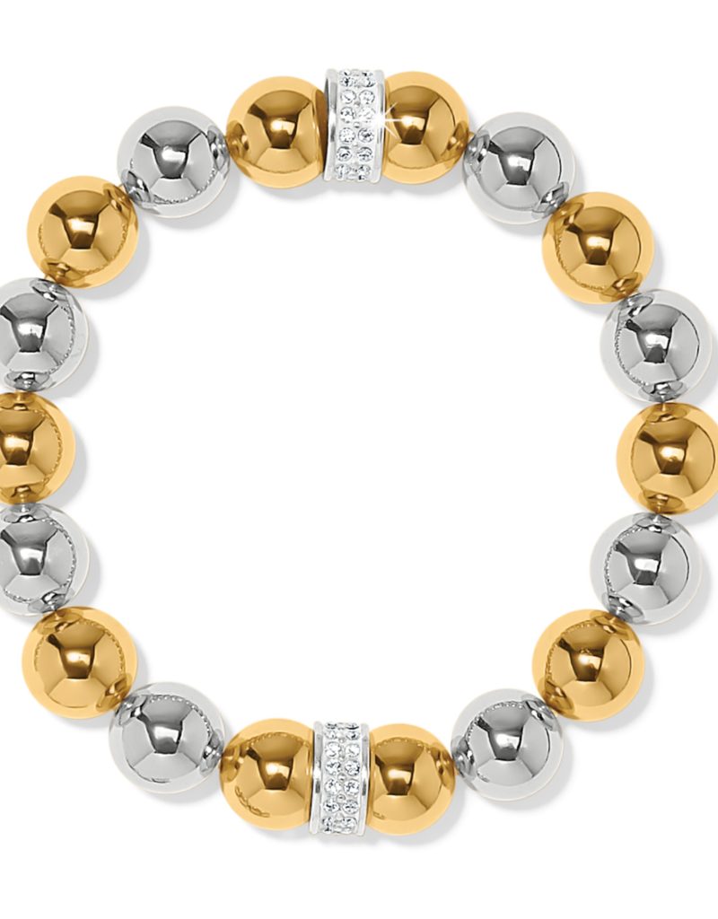 BRIGHTON MERIDIAN STRETCH BRACELET-TWO TONE
