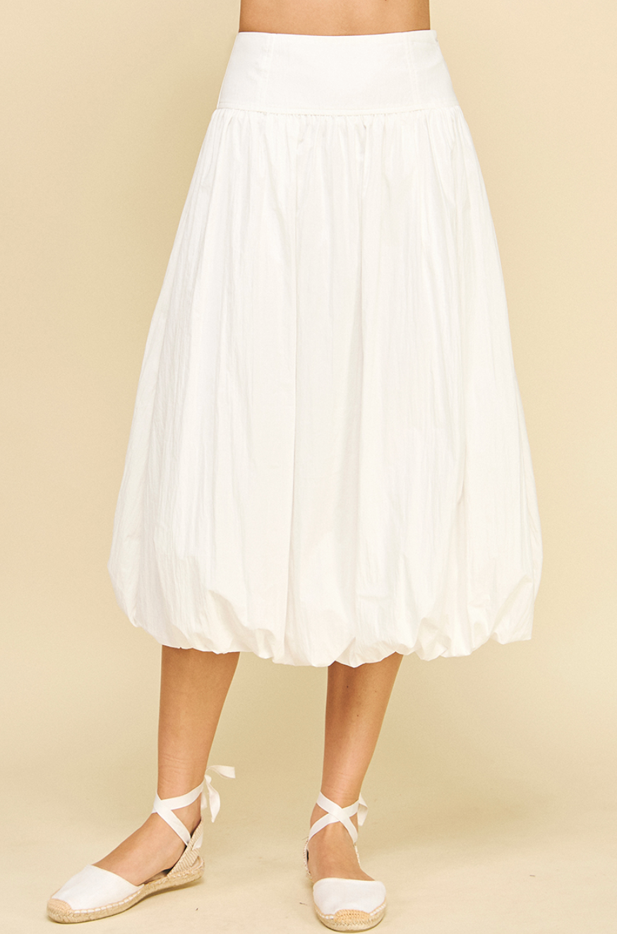 PINCH BUBBLE MIDI SKIRT PINCH BUBBLE MIDI SKIRT