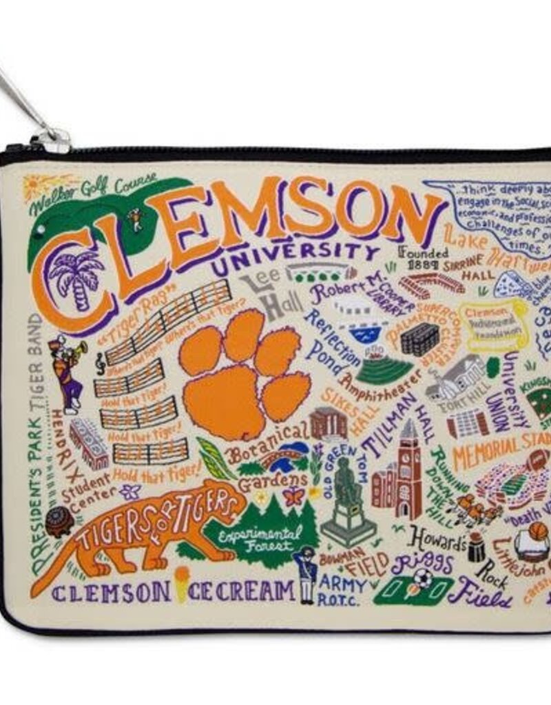 CATSTUDIO CLEMSON UNIVERSITY COLLEGIATE POUCH