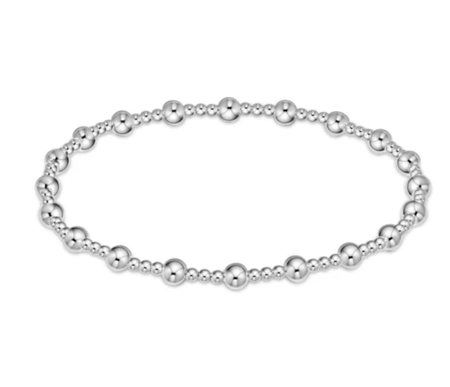 ENEWTON Extends - Classic Sincerity Pattern 4mm Bead Bracelet - Sterling ENEWTON Extends - Classic Sincerity Pattern 4mm Bead Bracelet - Sterling