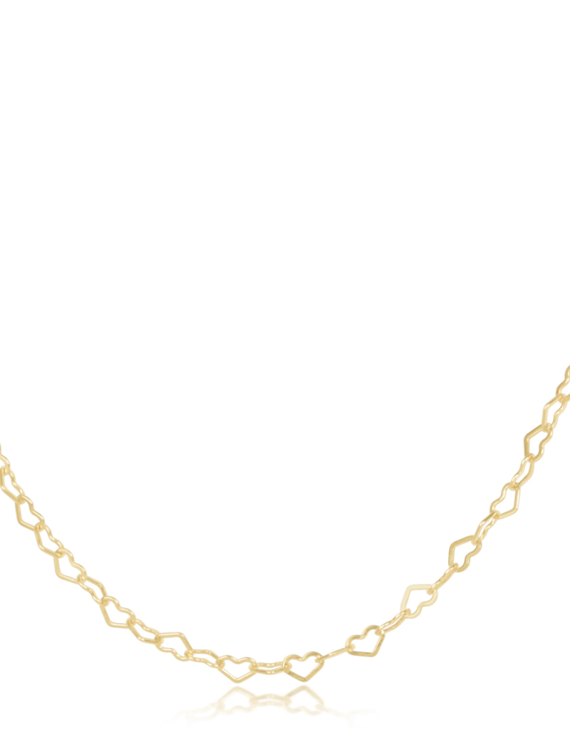 ENEWTON 17" Choker Love Chain - Gold