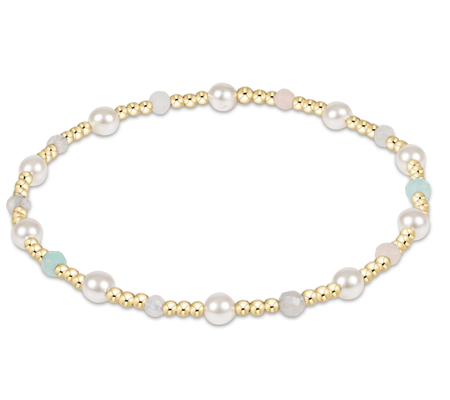 ENEWTON PEARL SINCERITY PATTERN 4MM BEAD BRACELET-HOT MESS SS25 ENEWTON PEARL SINCERITY PATTERN 4MM BEAD BRACELET-HOT MESS SS25
