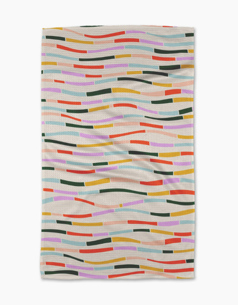 GEOMETRY TEA TOWELS-ABSTRACT