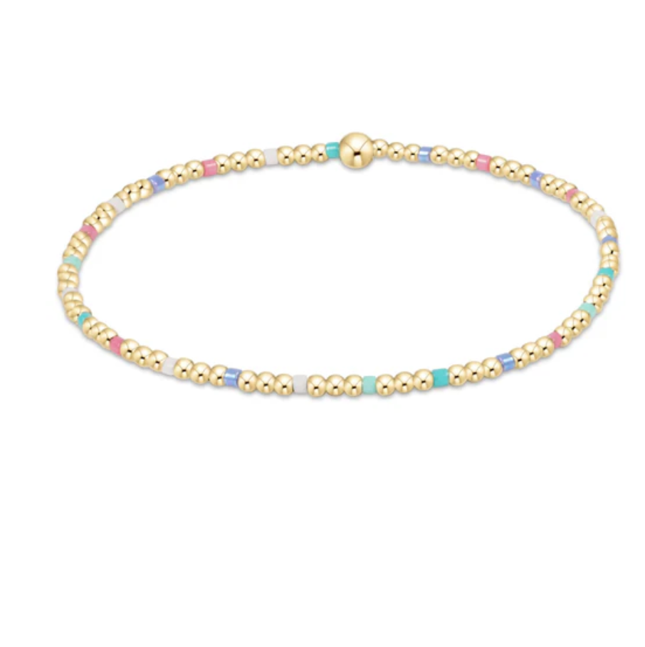 ENEWTON HOPE SINCERITY PATTERN 2MM BEAD BRACELET -HOT MESS SS25 ENEWTON HOPE SINCERITY PATTERN 2MM BEAD BRACELET -HOT MESS SS25