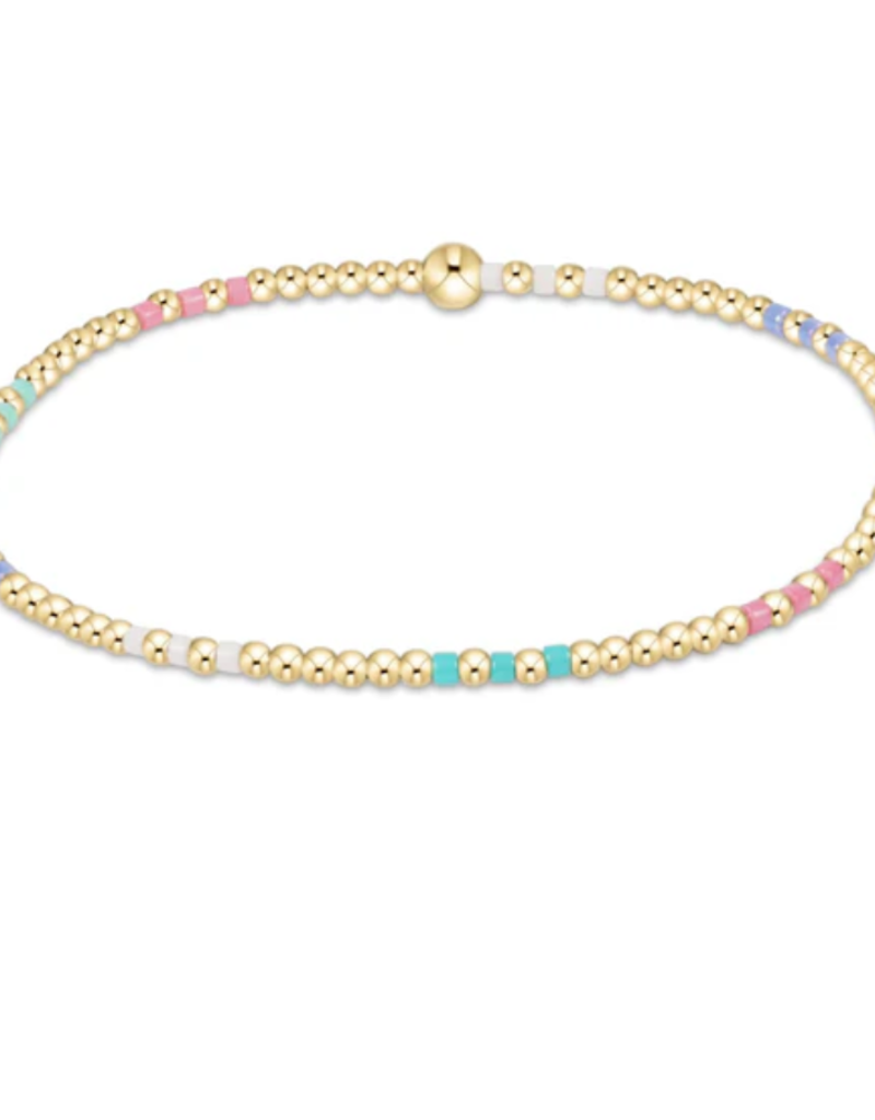 ENEWTON HOPE JOY PATTERN 2MM BEAD BRACELET-HOT MESS SS25