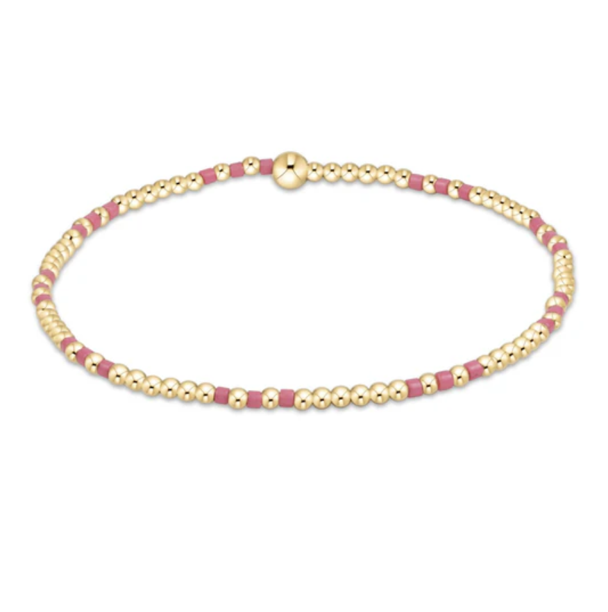 ENEWTON HOPE JOY PATTERN 2MM BEAD BRACELET-BRIGHT PINK ENEWTON HOPE JOY PATTERN 2MM BEAD BRACELET-BRIGHT PINK