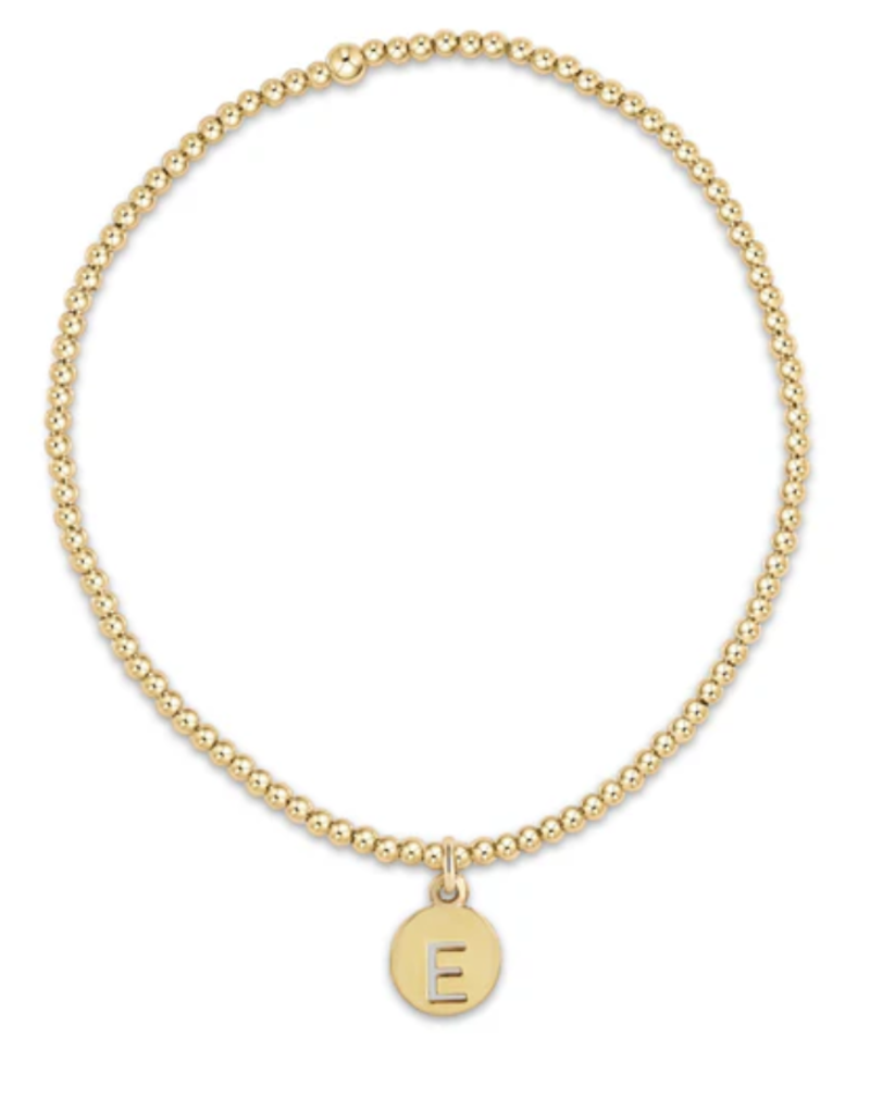 ENEWTON Classic Gold 2mm Bead Bracelet-Respect Small Gold Disc