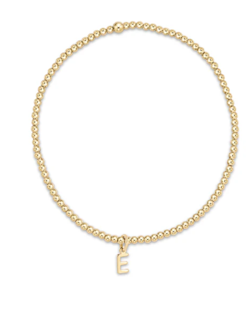 ENEWTON Classic Gold 2mm Bead Bracelet - Respect Gold Charm S