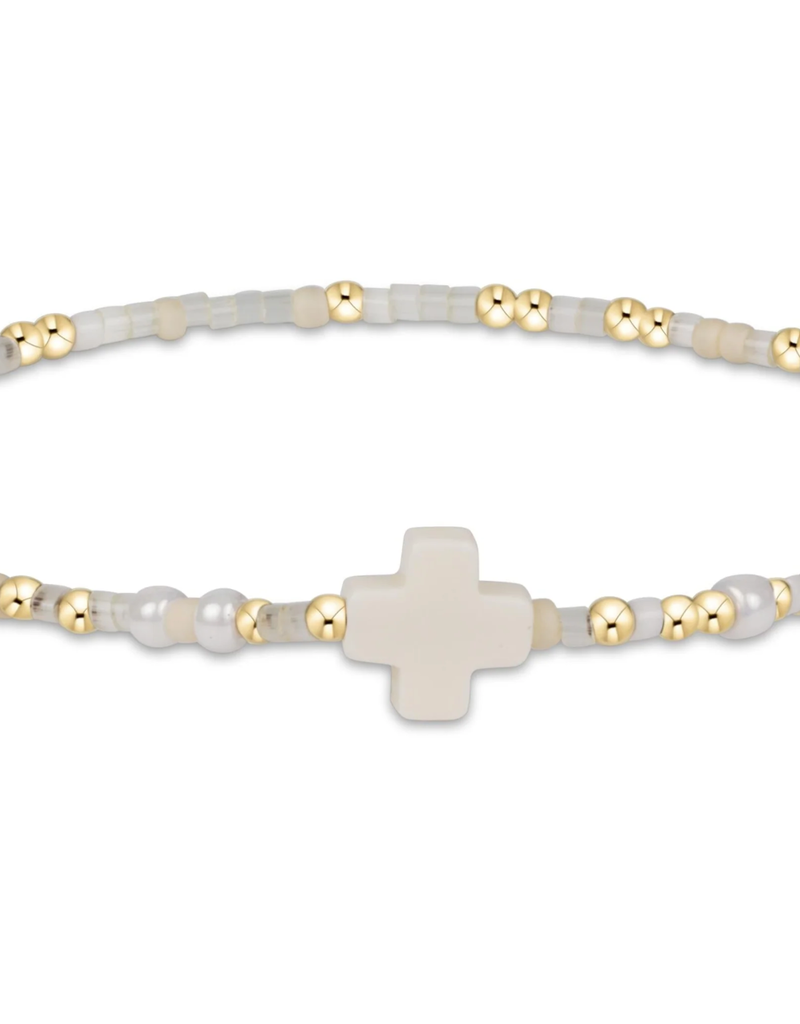 ENEWTON egirl Hope Unwritten Signature Cross Bracelet - Call Me On My Shellphone