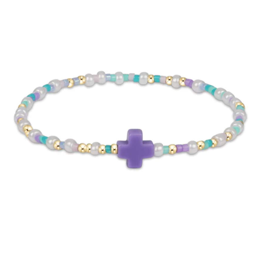 ENEWTON egirl Hope Unwritten Signature Cross Bracelet - How Do You Lilac Me Now? ENEWTON egirl Hope Unwritten Signature Cross Bracelet - How Do You Lilac Me Now?