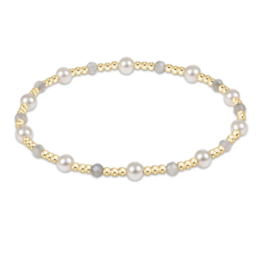 ENEWTON PEARL SINCERITY PATTERN 4MM BEAD BRACELET-LABRADORITE ENEWTON PEARL SINCERITY PATTERN 4MM BEAD BRACELET-LABRADORITE
