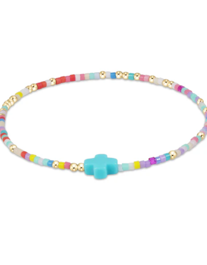 ENEWTON HOPE UNWRITTEN SIGNATURE CROSS BRACELET-HOT MESS