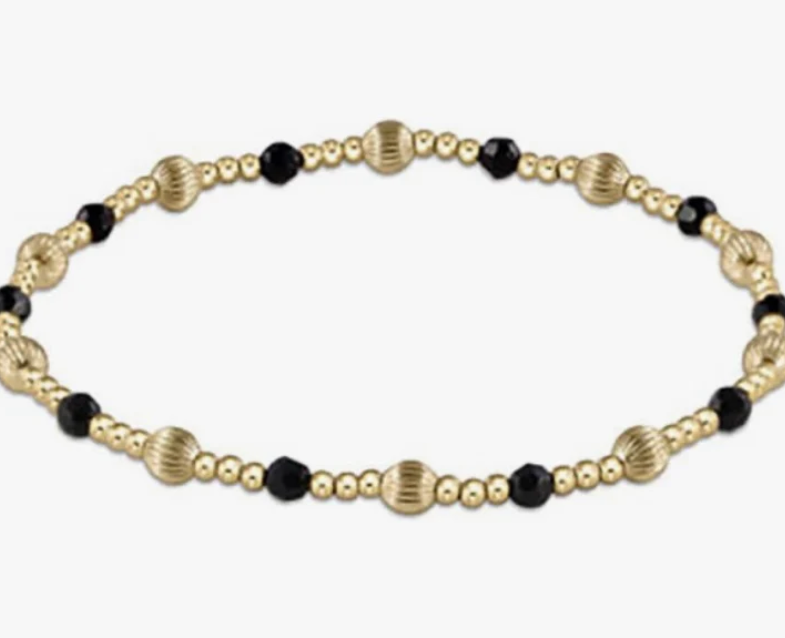 ENEWTON Dignity Sincerity Pattern 4mm Bead Bracelet - Faceted Onyx ENEWTON Dignity Sincerity Pattern 4mm Bead Bracelet - Faceted Onyx