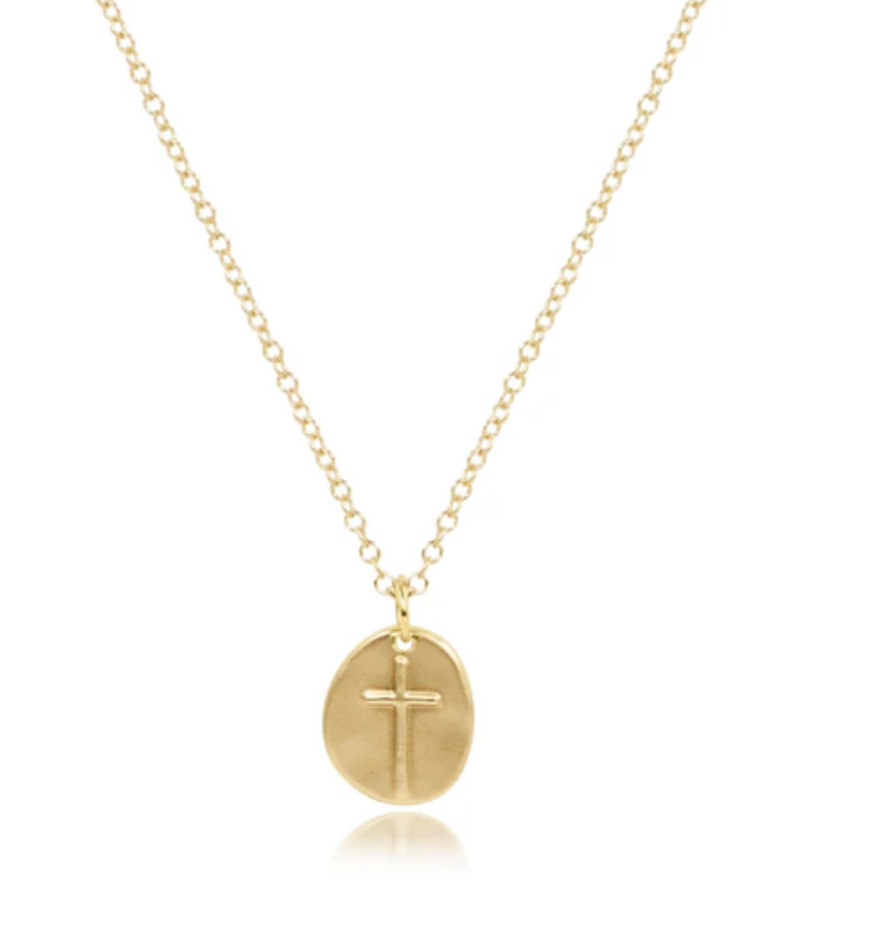 ENEWTON 16" NECKLACE GOLD - INSPIRE SMALL GOLD CHARM ENEWTON 16" NECKLACE GOLD - INSPIRE SMALL GOLD CHARM