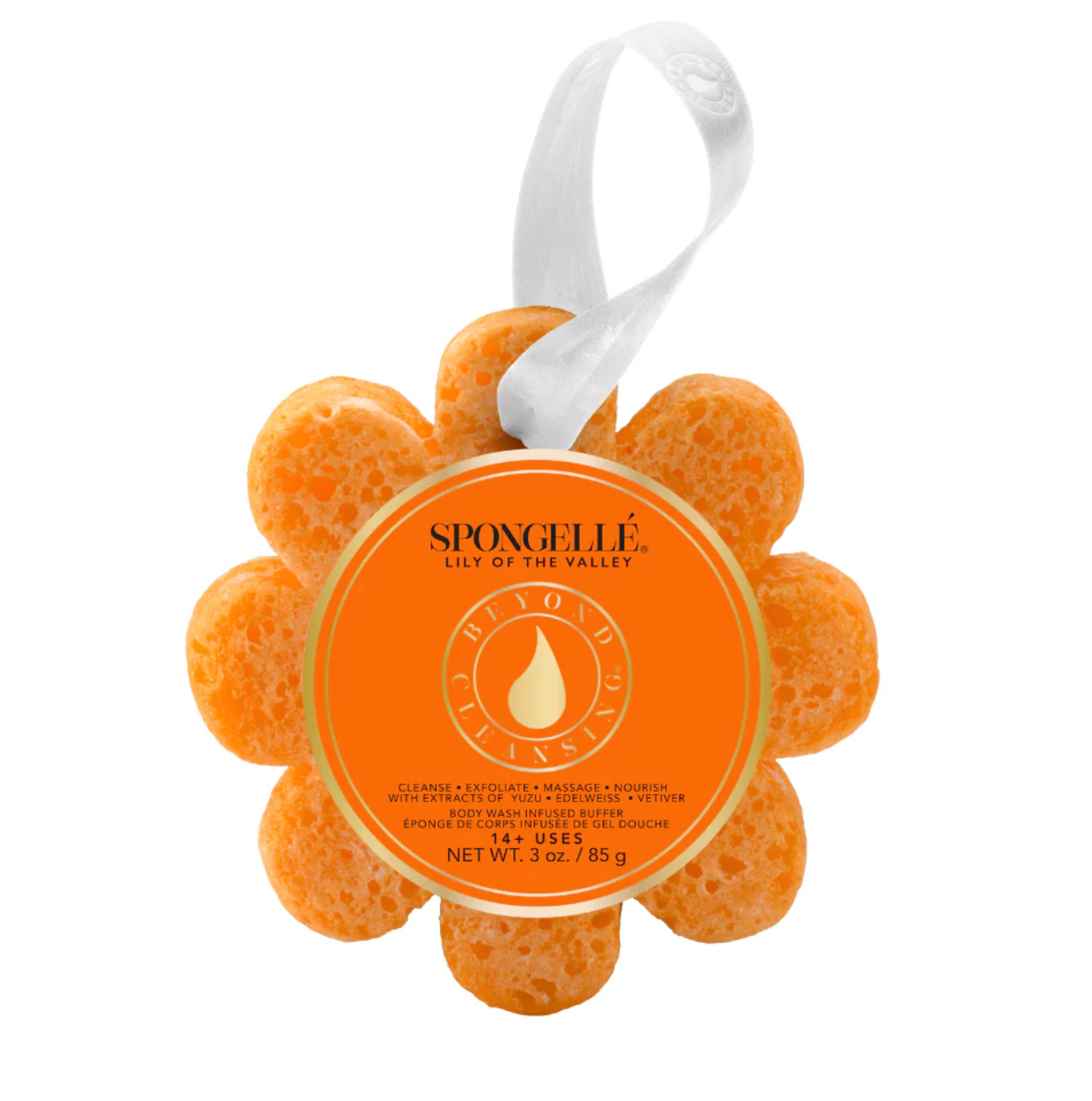 SPONGELLE WILD FLOWER BATH SPONGE-3 OZ -Lily of the Valley SPONGELLE WILD FLOWER BATH SPONGE-3 OZ -Lily of the Valley