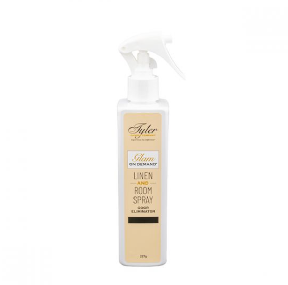 TYLER CANDLES GLAM ON DEMAND FABRIC AND ROOM SPRAY-8 OZ TYLER CANDLES GLAM ON DEMAND FABRIC AND ROOM SPRAY-8 OZ