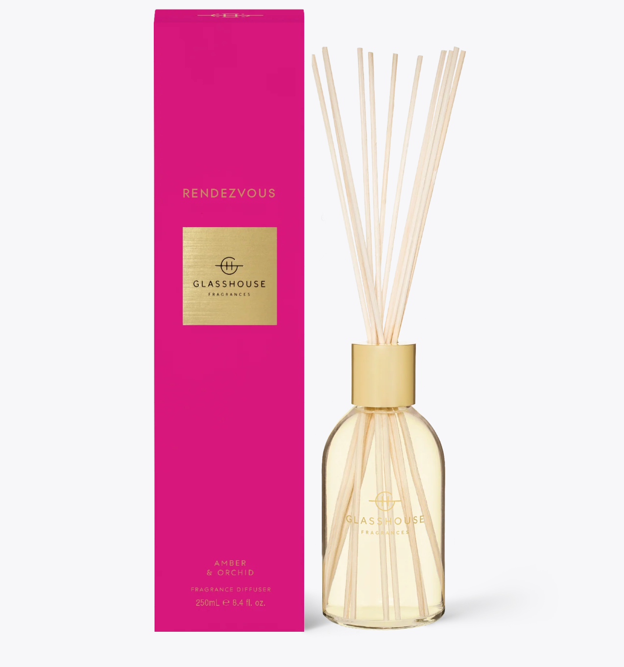 GLASSHOUSE FRAGRANCES Rendezvous 8.4 oz Fragrance Diffuser GLASSHOUSE FRAGRANCES Rendezvous 8.4 oz Fragrance Diffuser