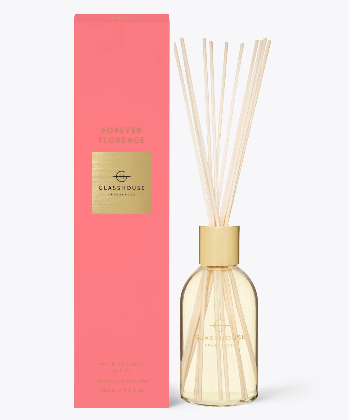 GLASSHOUSE FRAGRANCES Forever Florence 8.4 oz Fragrance Diffuser GLASSHOUSE FRAGRANCES Forever Florence 8.4 oz Fragrance Diffuser