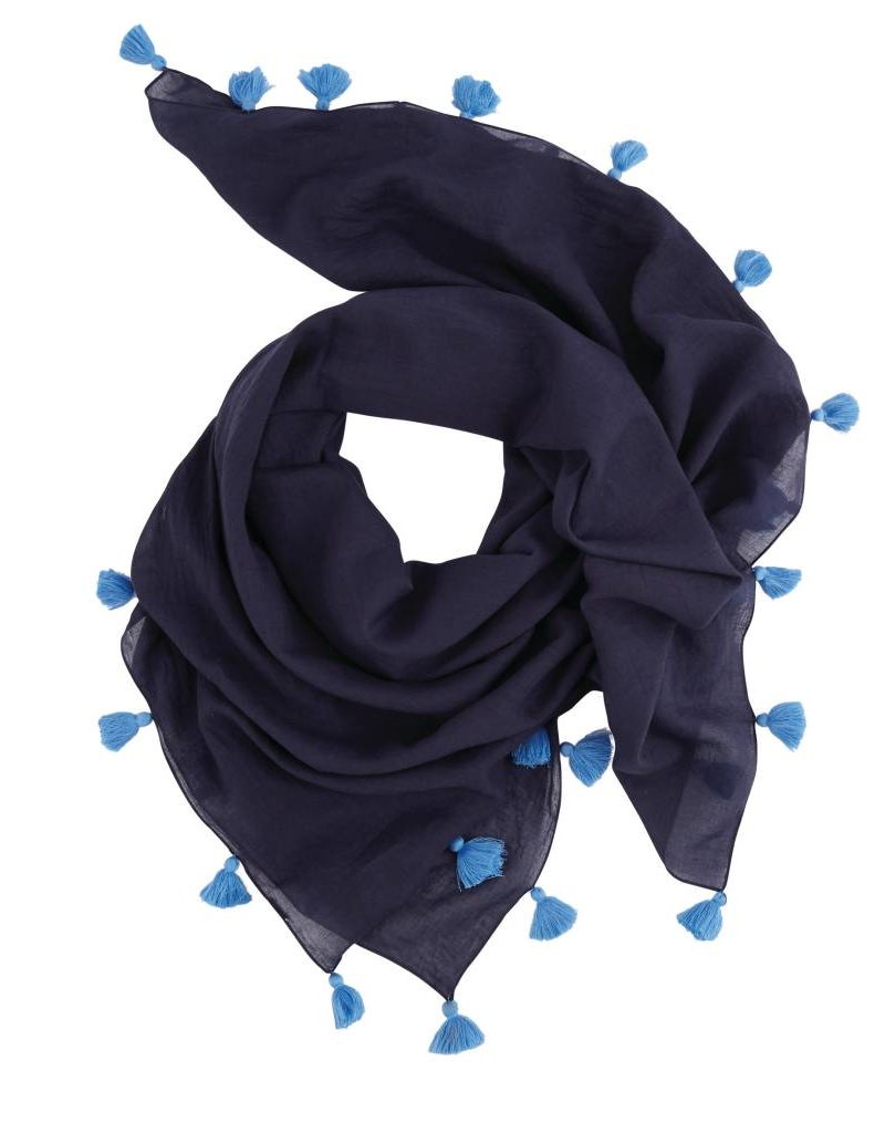 MUD PIE POP TASSEL SCARF