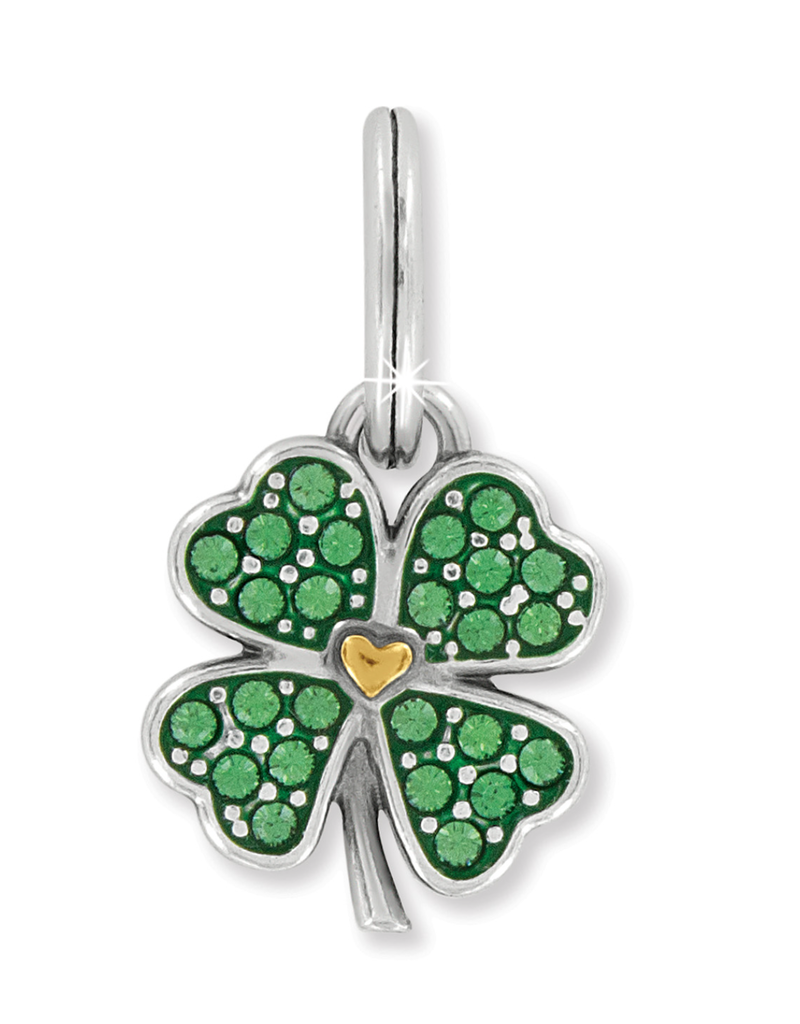 BRIGHTON HEART LEAF CLOVER CHARM