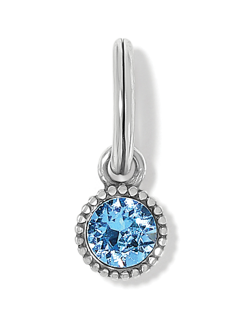 BRIGHTON AQUA GLITZ BIRTHSTONE AMULET-MARCH