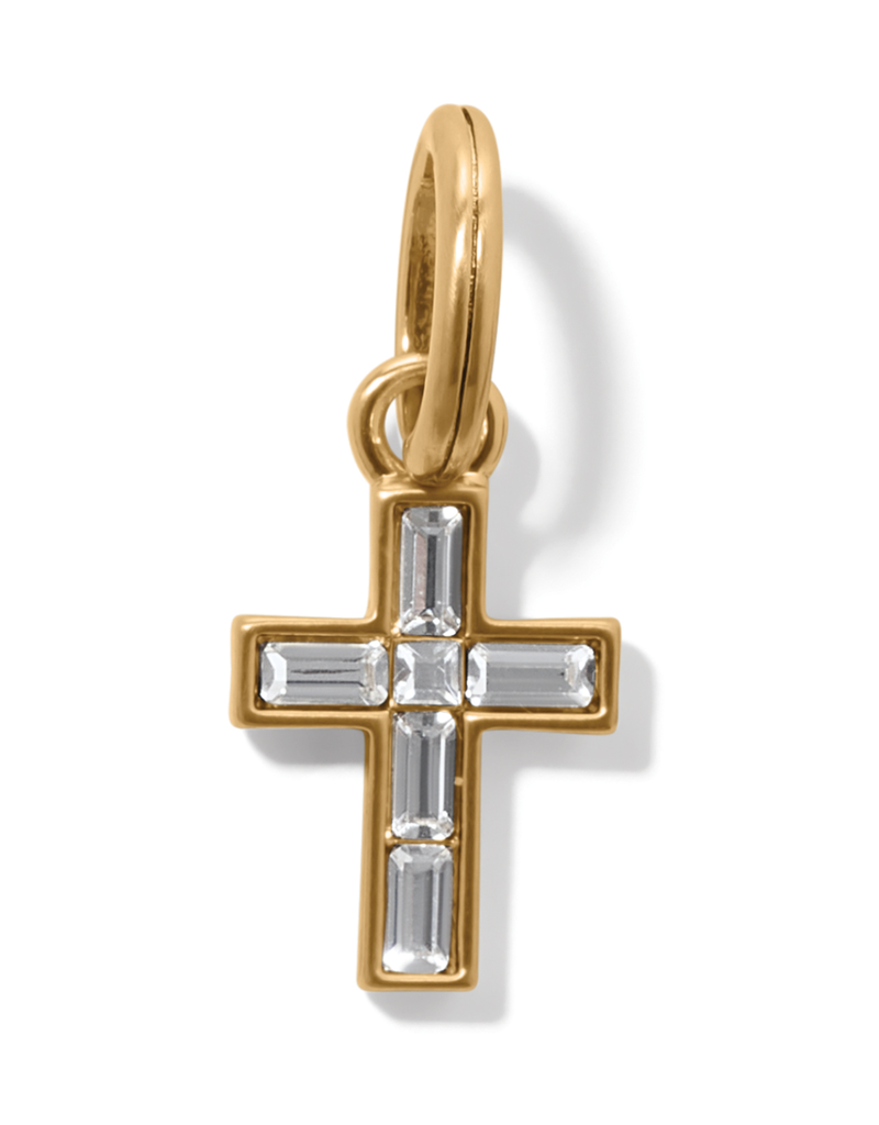 BRIGHTON GOLDEN RAY CROSS CHARM