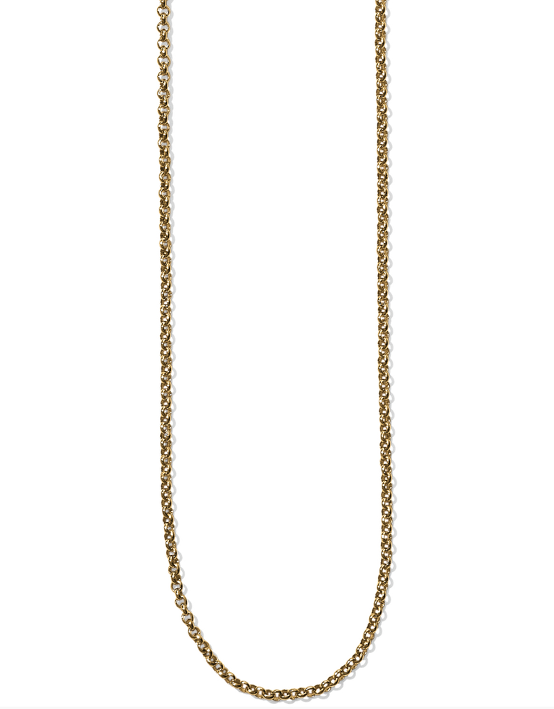 BRIGHTON VIVI DELICATE SHORT CHARM NECKLACE-GOLD