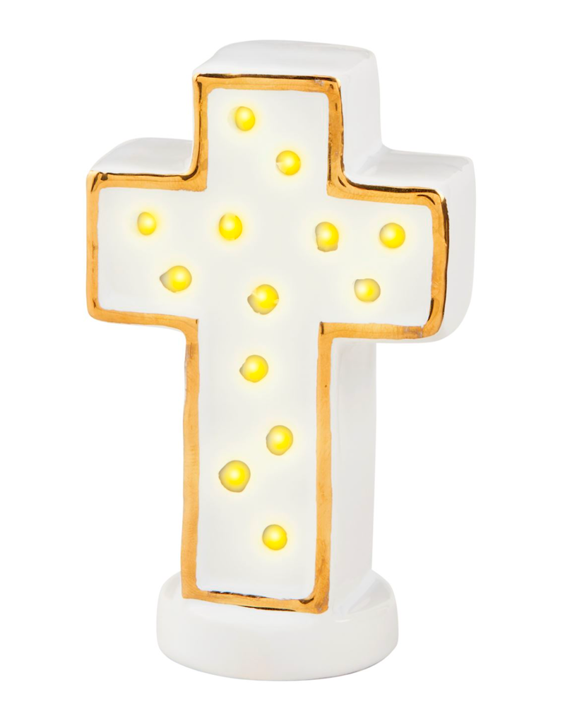 MUD PIE LIGHT-UP CROSS SITTER