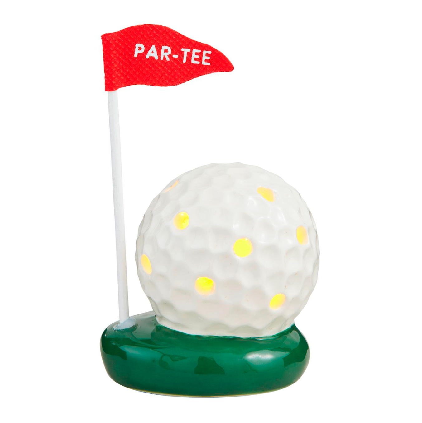 MUD PIE GOLF BALL LIGHT UP SITTER