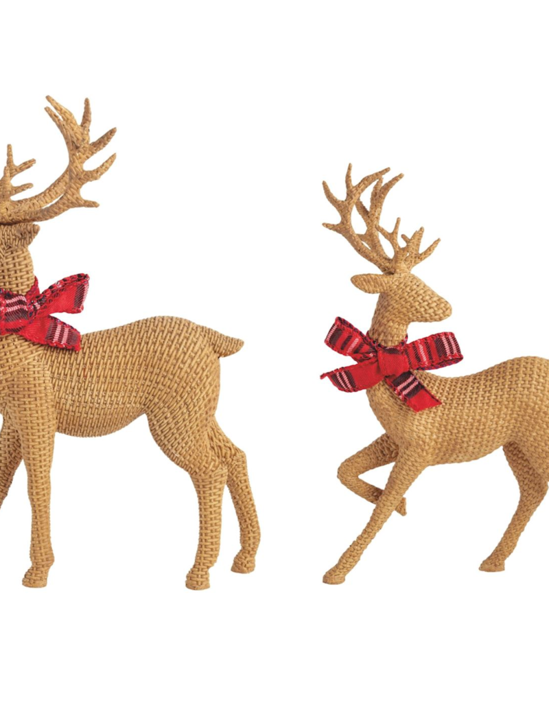 MUD PIE RESIN REINDEER SITTERS