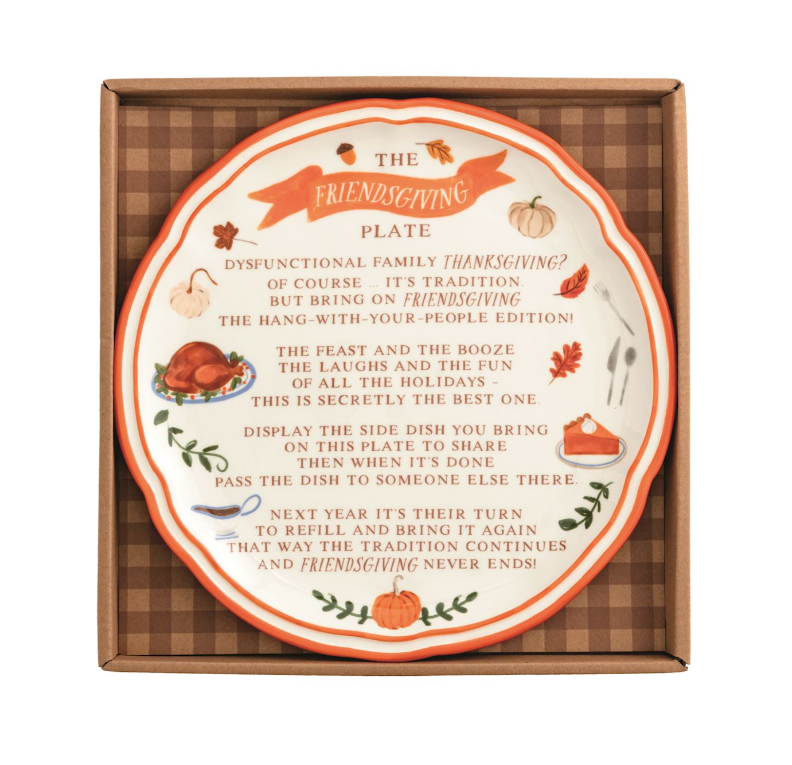 MUD PIE FRIENDSGIVING PLATTER