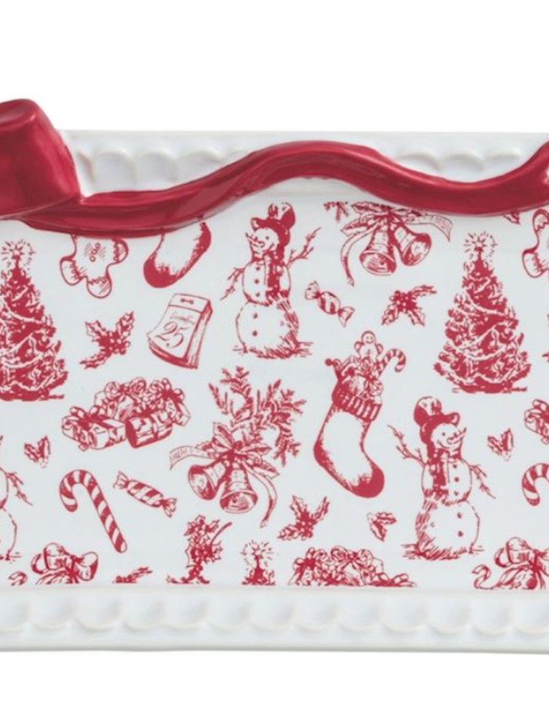 MUD PIE TOILE EVERYTHING PLATES
