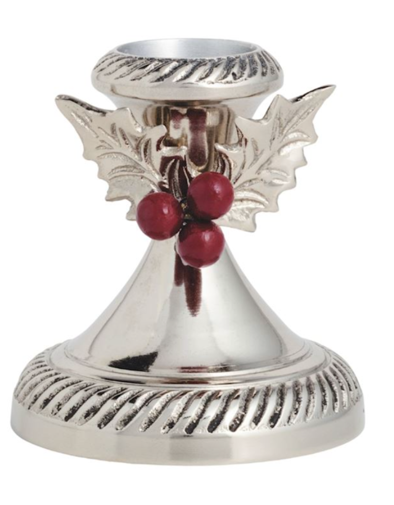 MUD PIE HOLLY CANDLESTICK HOLDERS