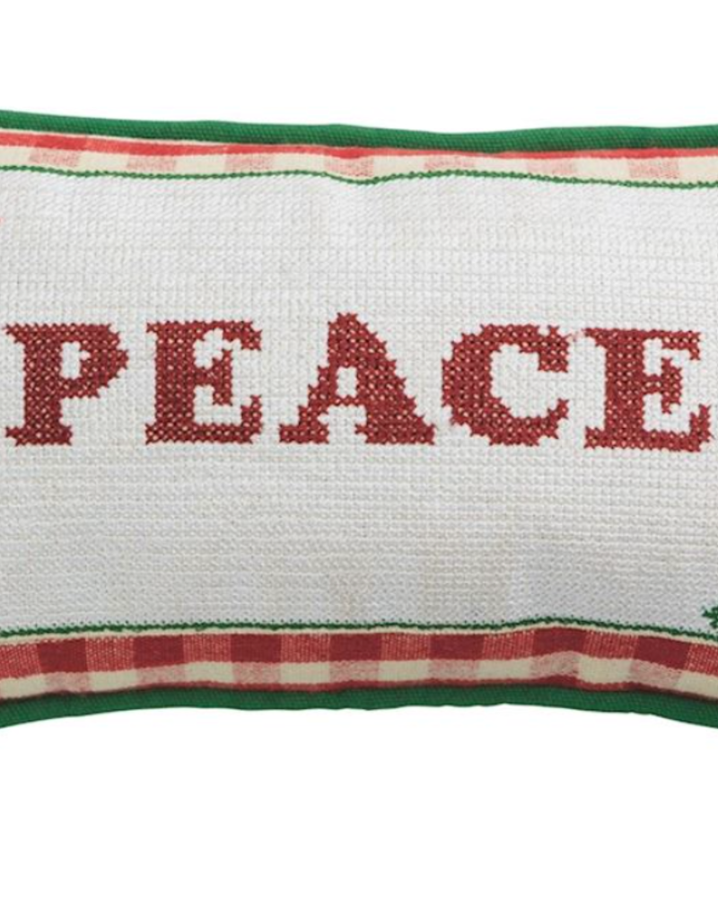 MUD PIE CARDINAL NEEDLEPOINT PILLOWS