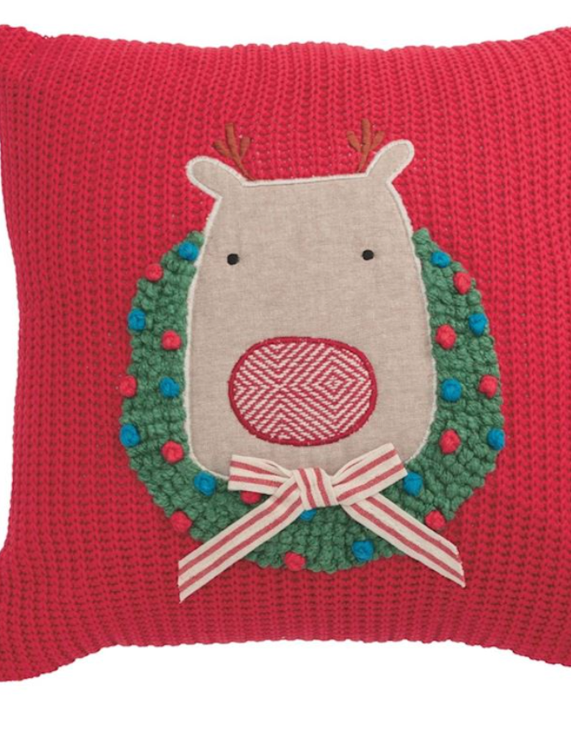MUD PIE FARM CHRISTMAS KNIT PILLOWS