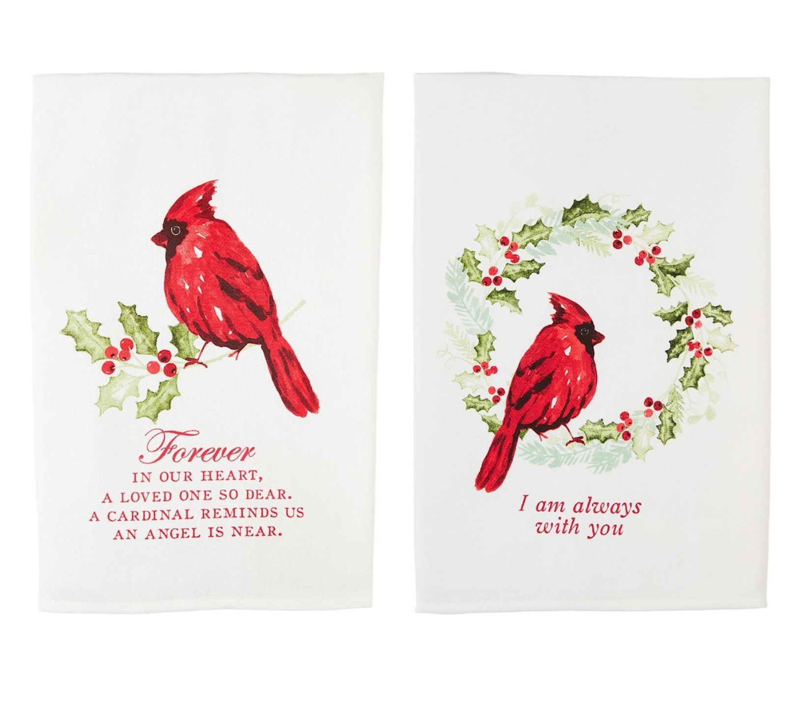 MUD PIE CARDINAL TOWELS MUD PIE CARDINAL TOWELS