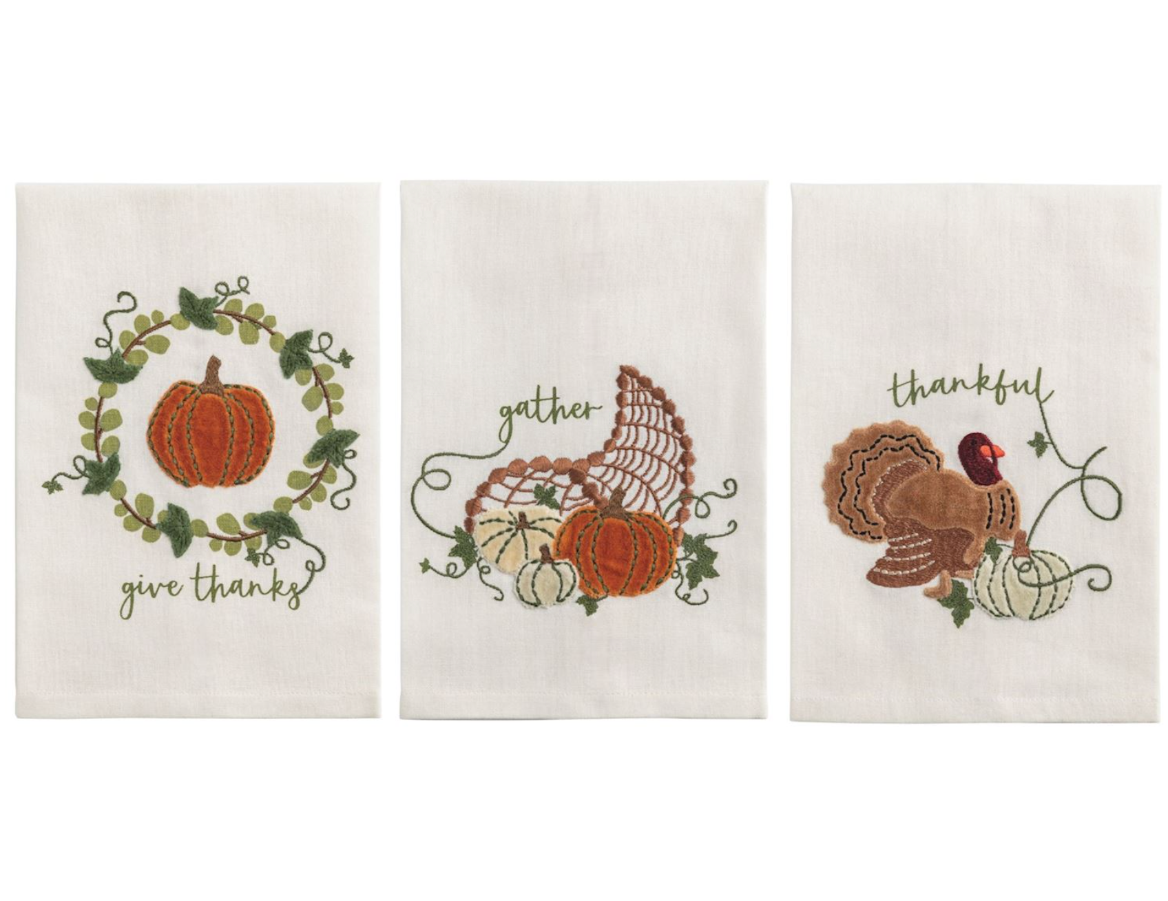MUD PIE GATHER VELVET TOWELS MUD PIE GATHER VELVET TOWELS